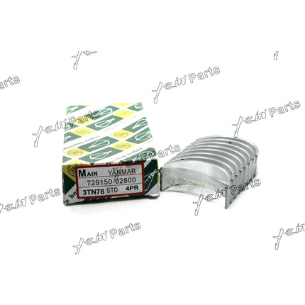 Main Bearing STD For YANMAR 3TN78 / 3TNA78 Engine Parts