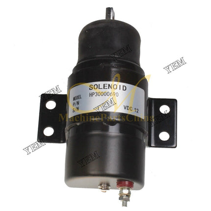 12V Stop Solenoid For Kubota Genset GL-3500 GL-4500(S) GL-5500(S) GL-6500S