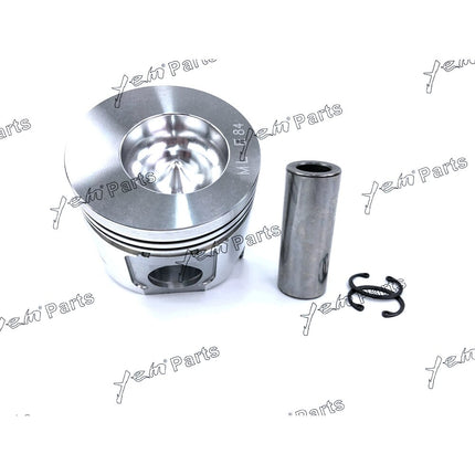 Engine Piston Set w/ Rings For Komatsu 3D84E-3 PC35R-8 PC30R-8 PC30MR Excavator