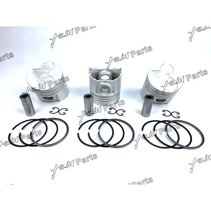 Piston + Ring Kit Set STD 80mm For Kubota D1403 x3 PCS Engine Parts