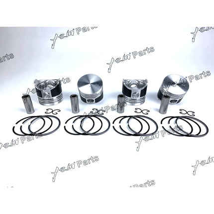 Piston + Ring Kit Set STD 72mm For Kubota ZB600 / D850 / V1100 Engine Parts