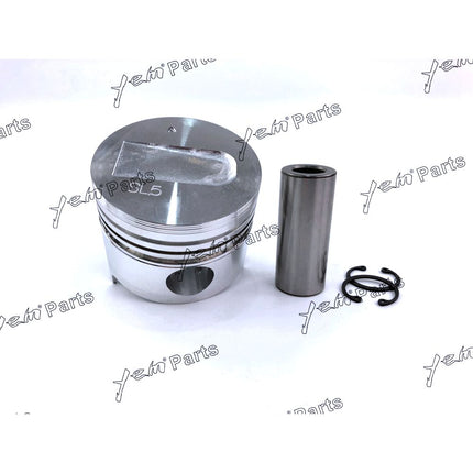 4PCS S4L S4L2 Piston Kit W/ Ring Set For Mitsubishi Engine Peljob EB350 EB406