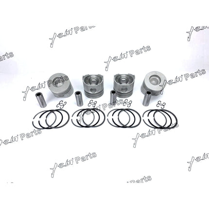 Piston + Ring Kit Set STD 85mm For Kubota V1902 x4 PCS Engine Parts