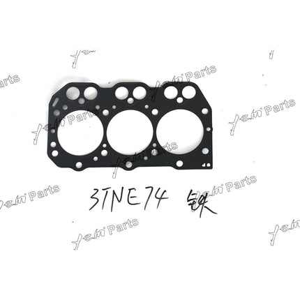 3TNE74 Metal Cylinder Head Gasket For Yanmar 3TNE74 3D74 3D74E Engine Parts