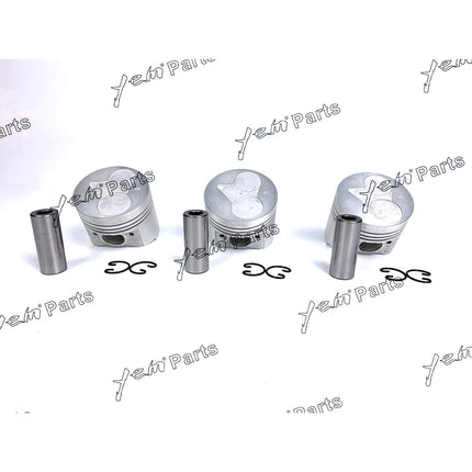 Piston Set Oversize 67mm ( + 0.50mm) For Kubota D722 x3 PCS Engine Parts