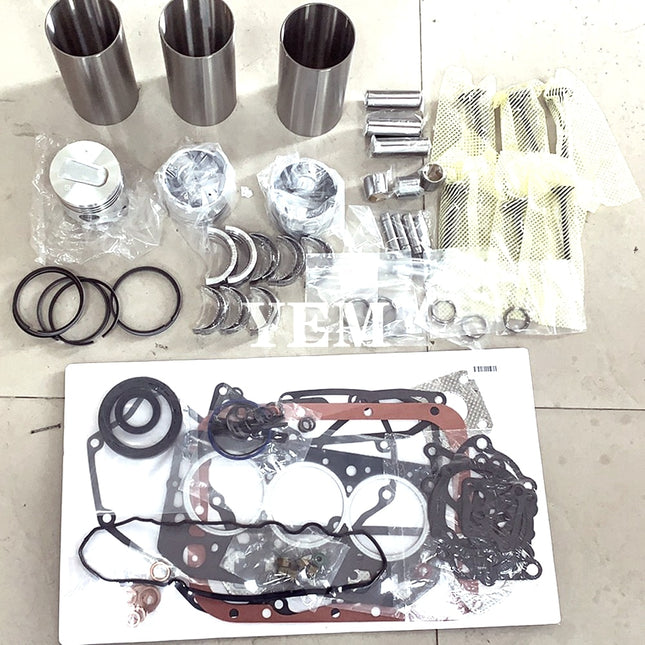 Overhaul Rebuild Kit Piston Ring Cylinder liner Gasket For Mitsubishi S3L S3L2
