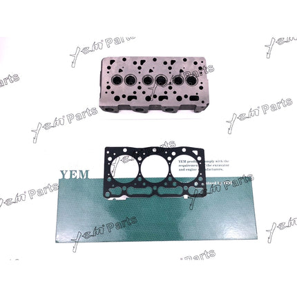 D1105 Cylinder Head + Head Gasket For Kubota B26 U25S B2410HSD F2400 RTV1100