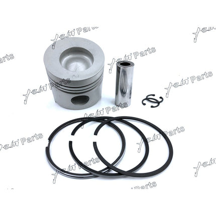 Piston + Ring Kit Set Oversize 76.3mm( + 0.50mm) For Kubota V1512 x4 PCS Engine Parts