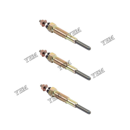 3PCS Glow Plug SBA185366060 For New Holland 1215 1220 1310 1510 1925 2110 3415