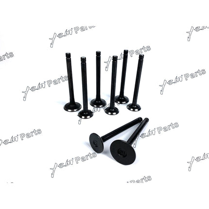 Engine Valve Set For Kubota V1702 / V1902 - Intake x4 + Exhaust x4 Engine Parts