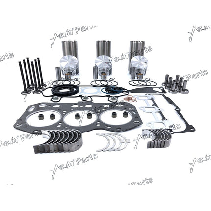 3TNV76 Overhaul Rebuild Kit For Yanmar Engine For John Deere 1435 X495 X950R Tractor