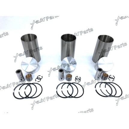 Liner Piston Kit Set STD For Kubota D950 (Liner x3 + Piston x3 + Ring x3) Engine Parts
