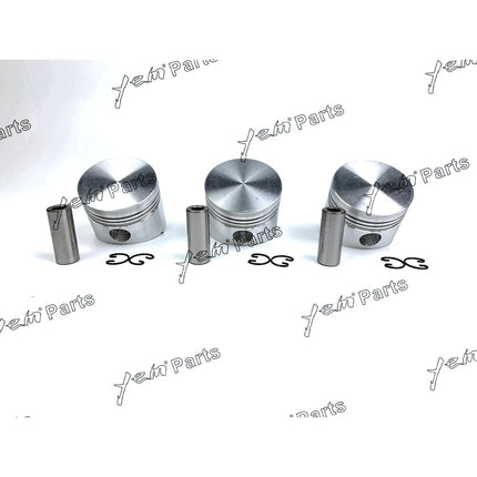 Pistons Set STD 75mm For Kubota D950 x3 PCS (15732-21112) Engine Parts