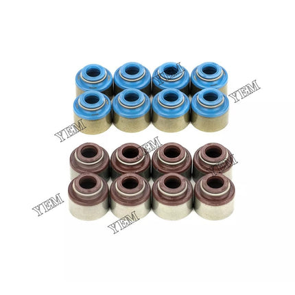 Valve Seal 8 Pieces Fit For Yanmar 4TNE98 4TNE94 Engine