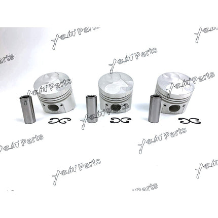 3PCS Piston STD 16304-2110 For KUBOTA D905 D905E B905B B905H Engine