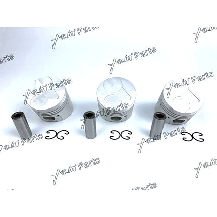 3PCS Piston STD 16304-2110 For KUBOTA D905 D905E B905B B905H Engine