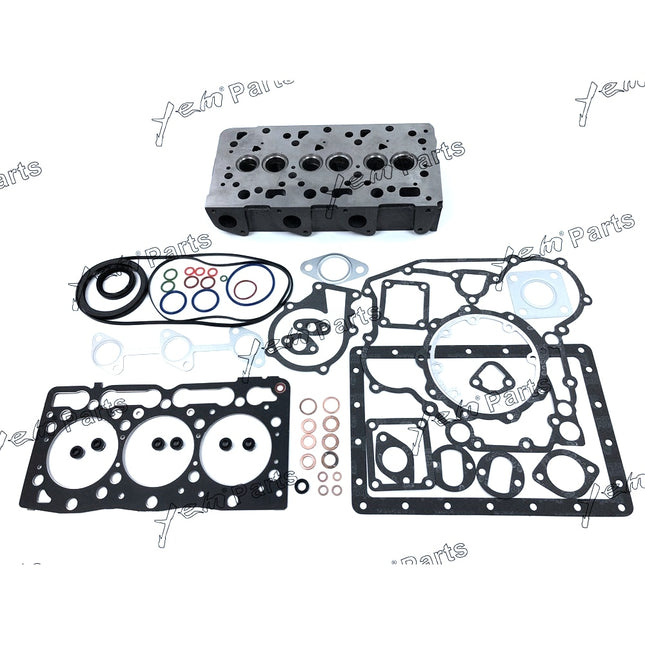 D1005 Engine Complete Cylinder Head W Valves, Gasket Set Kit For Kubota