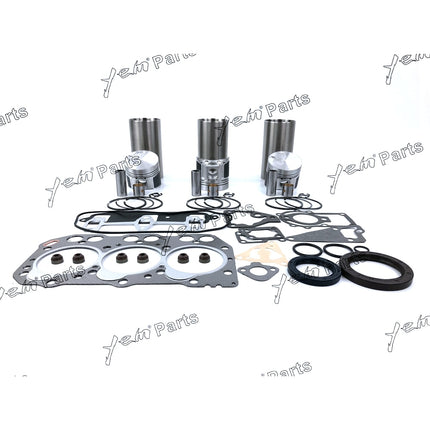 For Yanmar 3TNA72 3TNA72L Diesel Engine Rebuild Kit For Kobelco SK15SR Excavator