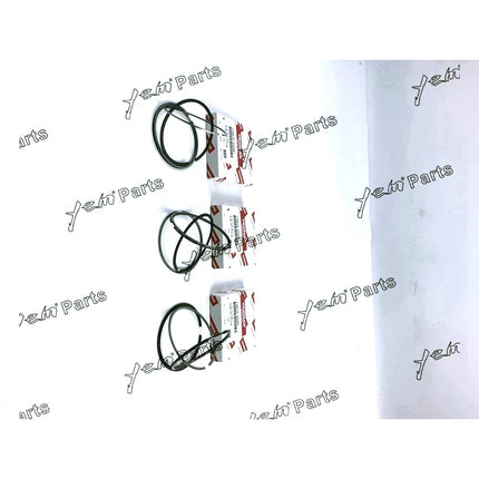 3 Sets std Piston Ring Set Kit For Yanmar 3TNV70 3TNV70-HGE