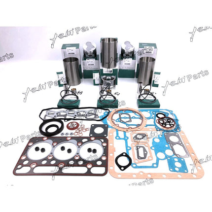 For Kubota D1503 Engine Rebuild Kit + 0.50MM For KX91-3 U35 R420 L2900 L3000 L3010