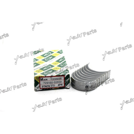 Main Bearing STD For YANMAR 3TN78 / 3TNA78 Engine Parts