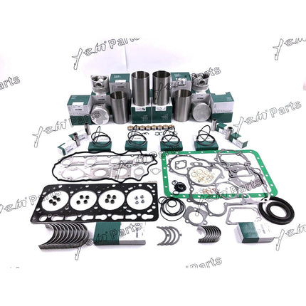 Overhaul Rebuild Kit For Kubota V3300 V3300T Engine Bobcat S250 T225 245 Loader