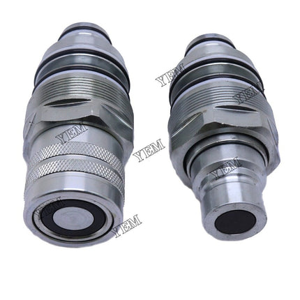 Male & Female Flat Face Coupler 6679837 6680018 For Bobcat A220 A300 753 773