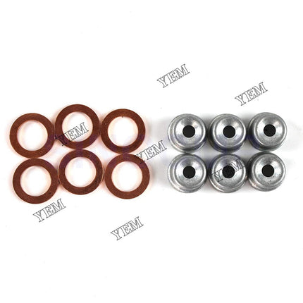 6PCS New Fuel Injectors For Nissan Patrol GU Y61 TD42 TD42T Aftermarket Parts