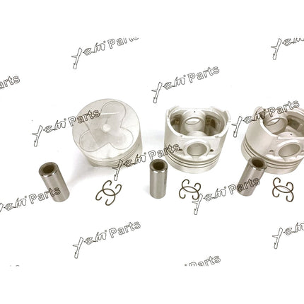 Piston Set Oversize 98mm ( + 0.50mm) For Kubota V3300-DI-E (1C050-21112) Engine Parts