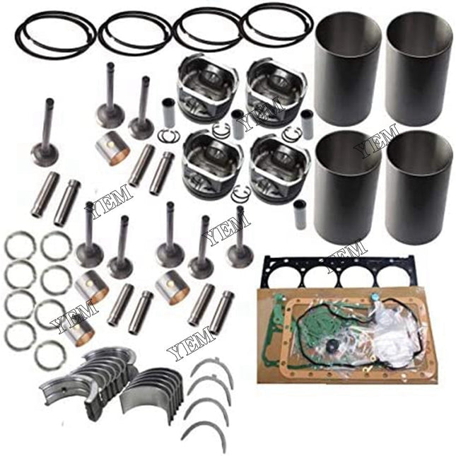 Rebuild Kit For Mitsubishi 4D34T 3.9L Engine Fuso Canter FE FG Trucks Excavator