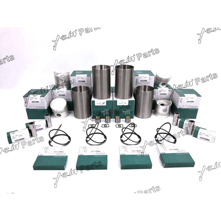 Liner Kit Set STD For Kubota V1702 (Liner + Piston + Piston Ring + Pin Bush x4 ) Engine Parts