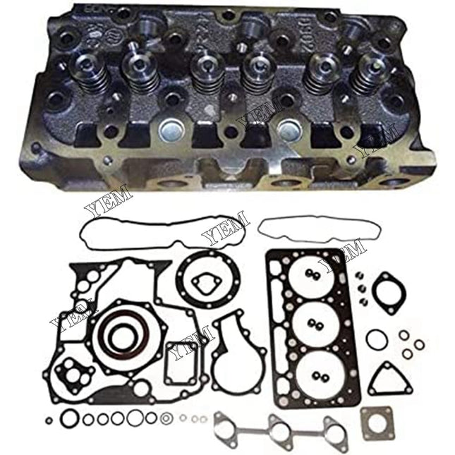 For Kubota KX41-3 BX24 BX2370D ZD323 D902 D902-ET02 Cylinder Head & Gasket Set
