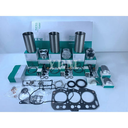 Rebuild Kit For Yanmar 3TNV76 Engine For Caterpillar 301.7D CR 301.7DCR Excavator