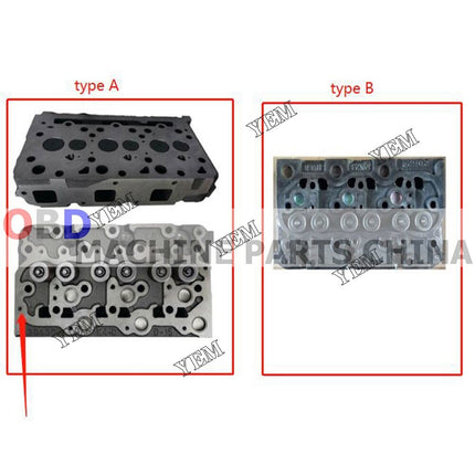 Cylinder Head Assy W/Full Gasket For Kubota D1703 D1703E For Bobcat 238 325 328