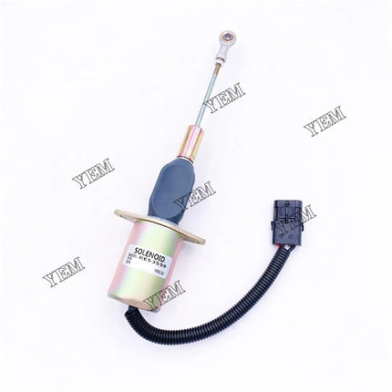 Electric Fuel Stop ShutOff Solenoid 24V For JOHN DEERE 892ELC Excavator RE53560