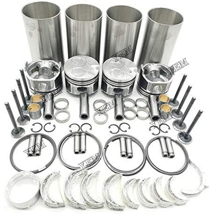 S4D106-1FH Engine Overhaul Rebuild Kit For Komatsu Backhoe Loader WB140-2
