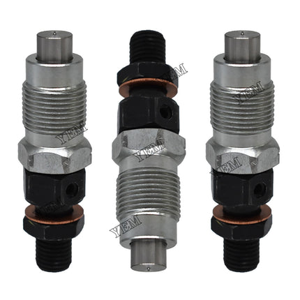 3X Fuel Injectors 16001-53002 For Kubota BX1500D BX1800D BX1830D BX2350D BX2230D