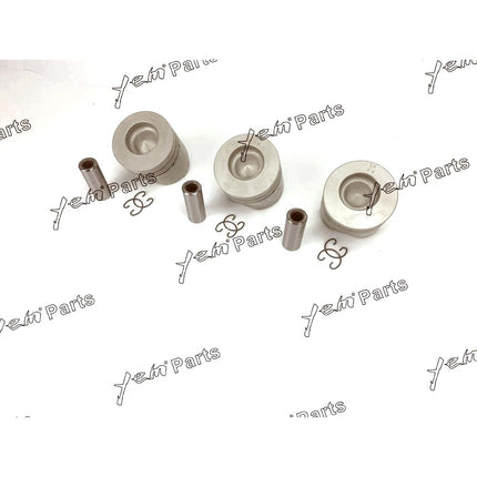 Piston Set Oversize 85mm ( + 0.50mm) For Kubota D1402 x3 PCS Engine Parts