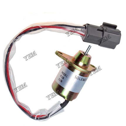 Fuel Shut Off Solenoid M810324 For JOHN DEERE Tractor Excavator Loader