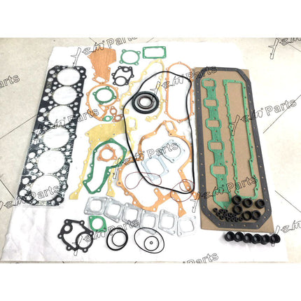 FE6 FE6T 12V full overhaul gasket kit For Nissan Engine w/ piston ring 2.5*2*4mm