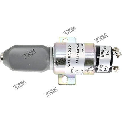 Stop Solenoid 1751-12E7U1B1S5A For Cummins Caterpillar Excavator E70B