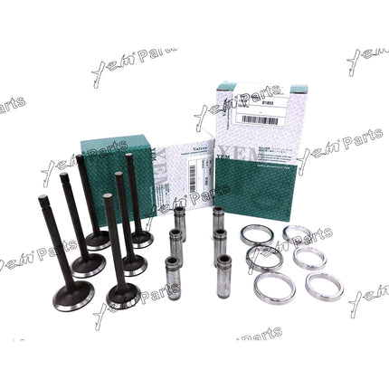 1 Set Valve Guide Seat Intake Valve & Exhaust Valve For Isuzu 3LD1 Engine