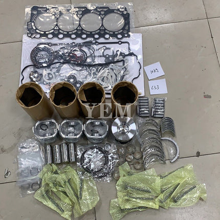Rebuild Kit For M6040 Tractor S630 S650 For Bobcat Skid loader For Kubota V3307 Engine