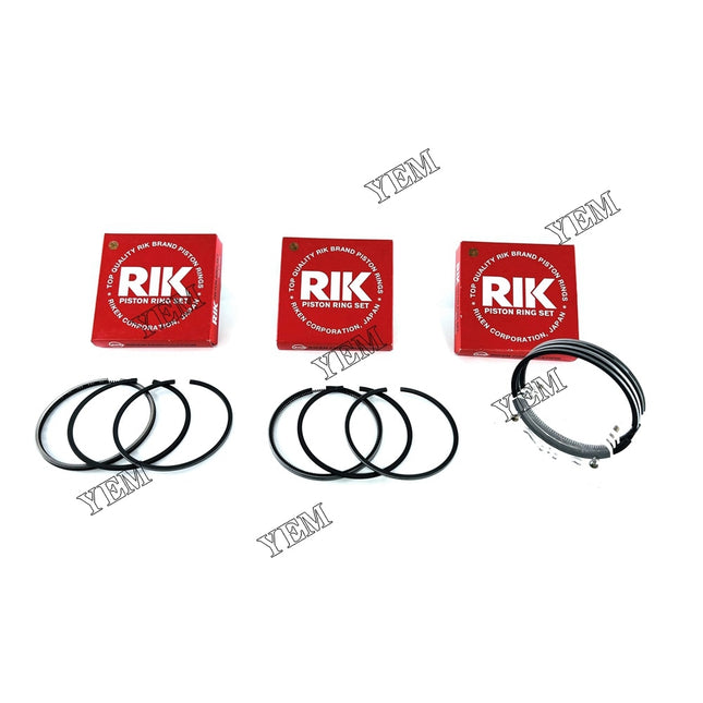 3TN100 3TN100L 3TN100E Piston Ring Set For Yanmar Engine F395D For Kobelco SK042