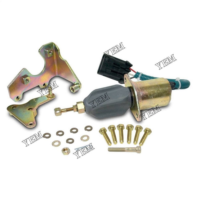 12V Fuel Shutoff Stop Solenoid Governor For Ford 5.9L & 8.3L RQV-K For Bosch Kit P7100