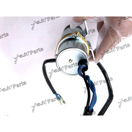 Heavy Duty Fuel Shutoff Solenoid MV2-17A 12V For Hitachi Isuzu 4JG1 6BG1 6BB1