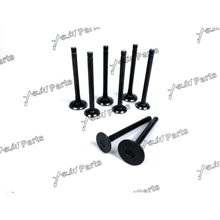 Engine Valve Set For Kubota V1505 - Intake x4 + Exhaust x4 Engine Parts
