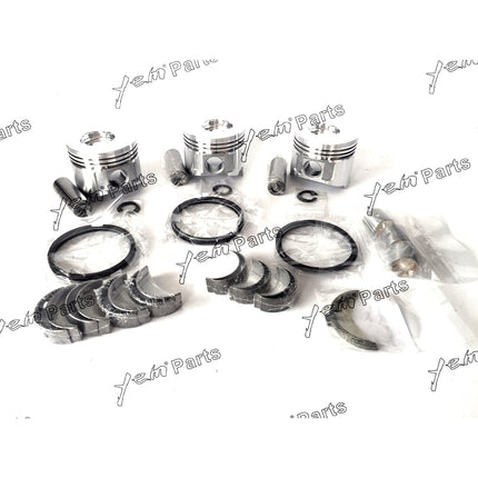 Piston,Full Gasket, Bearing, Rings, Thrust Washer For Yanmar 3TNV82A 3TNV82 Engine