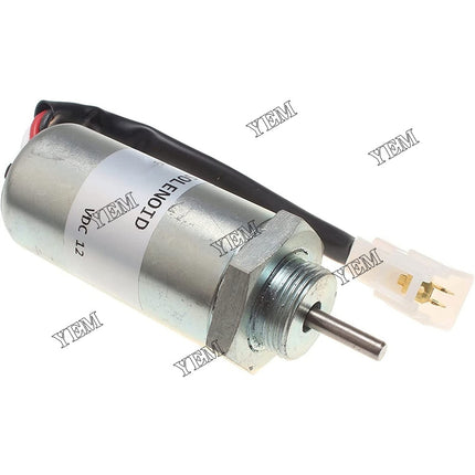 12V Fuel Stop Solenoid MV1-81 For Hitachi Excavator EX40U EX55 EX58 ZX40U ZX50U
