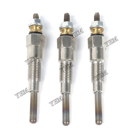 3 Pieces Glow Plug For Kubota D902 Engine UTV900 BX2360 BX2370 BX25 tractors